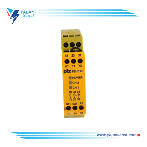 رله پیلز P2HZ X3 24VDC 2n/o 1n/c